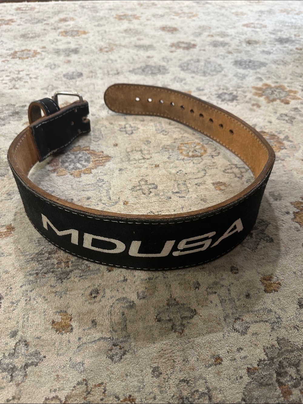MDUSA Black  Weightlifting Belt